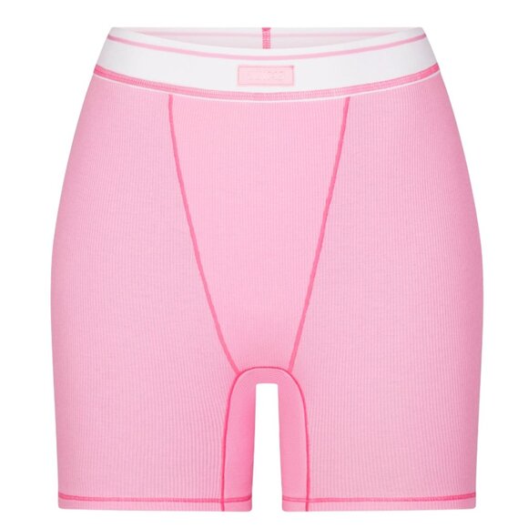 SKIMS Other - SKIMS Cotton Lounge Boxer in Bubblegum Pink
